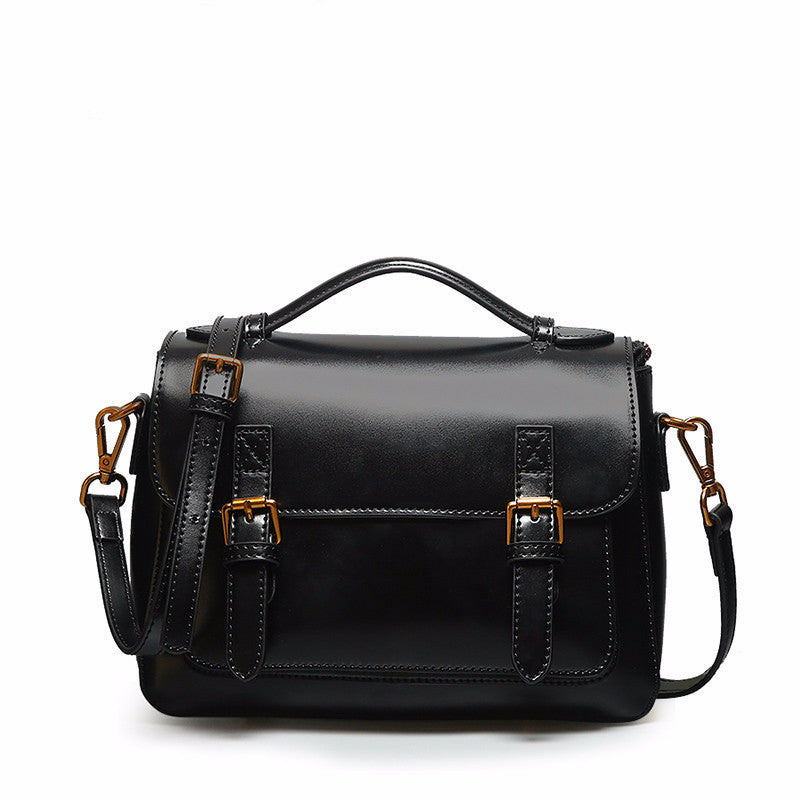 All-Match-Trend Rindsleder Messenger Handtasche Frauen