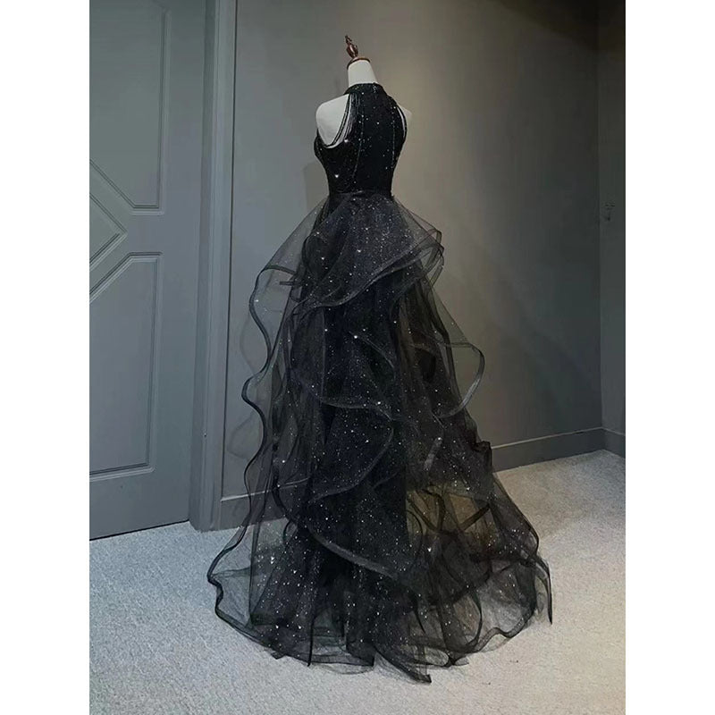 Schwarzes Abendkleid für Damen