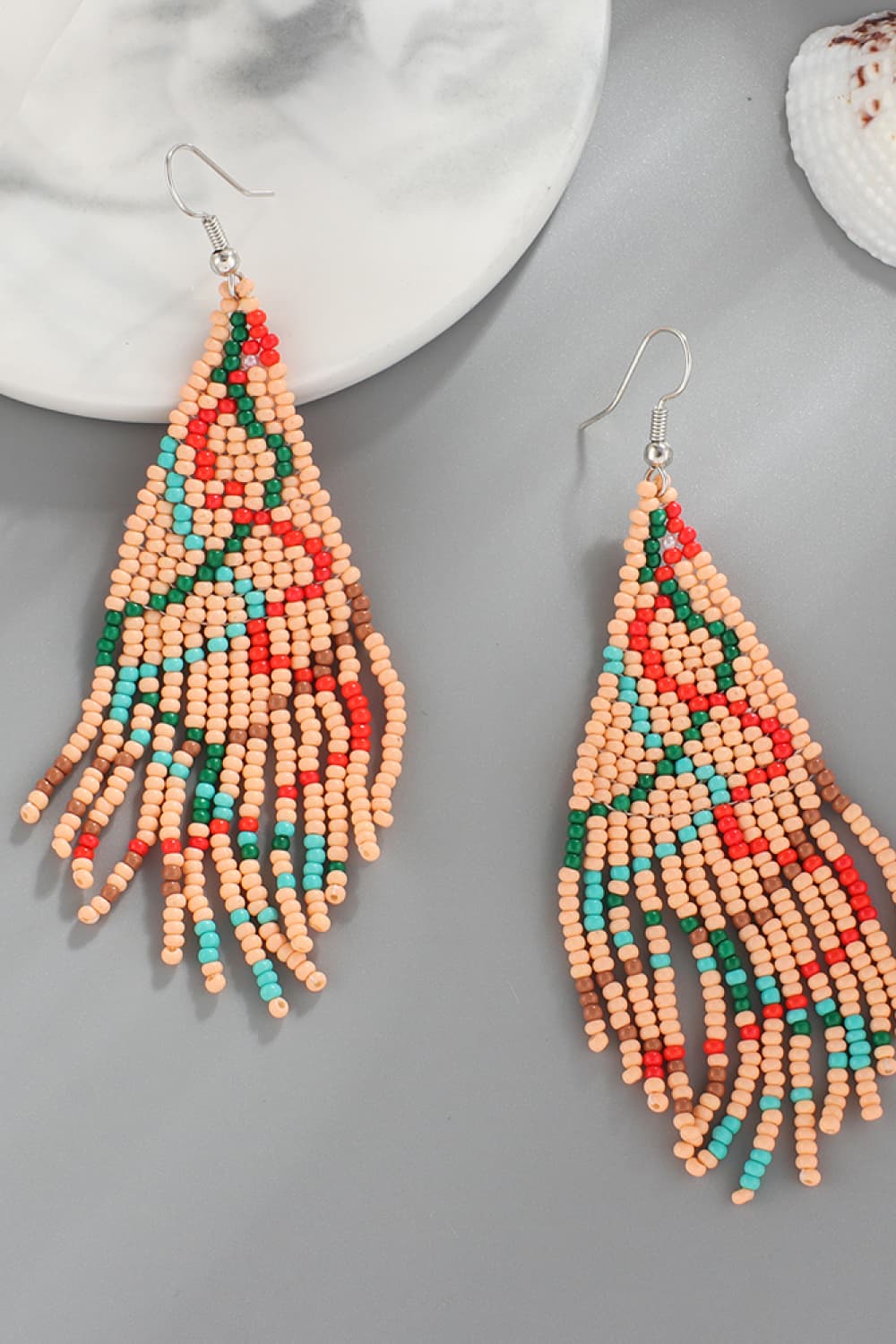 Christmas Beaded Earrings