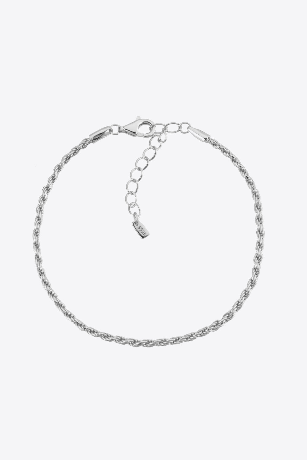 Gedrehtes Armband aus 925er Sterlingsilber