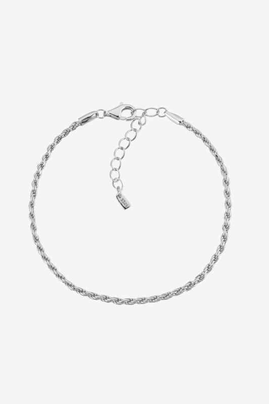 Gedrehtes Armband aus 925er Sterlingsilber