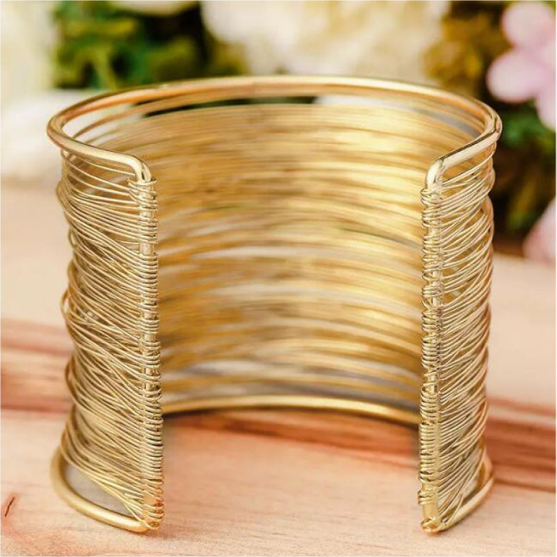 Alloy Layered Cuff Bracelet