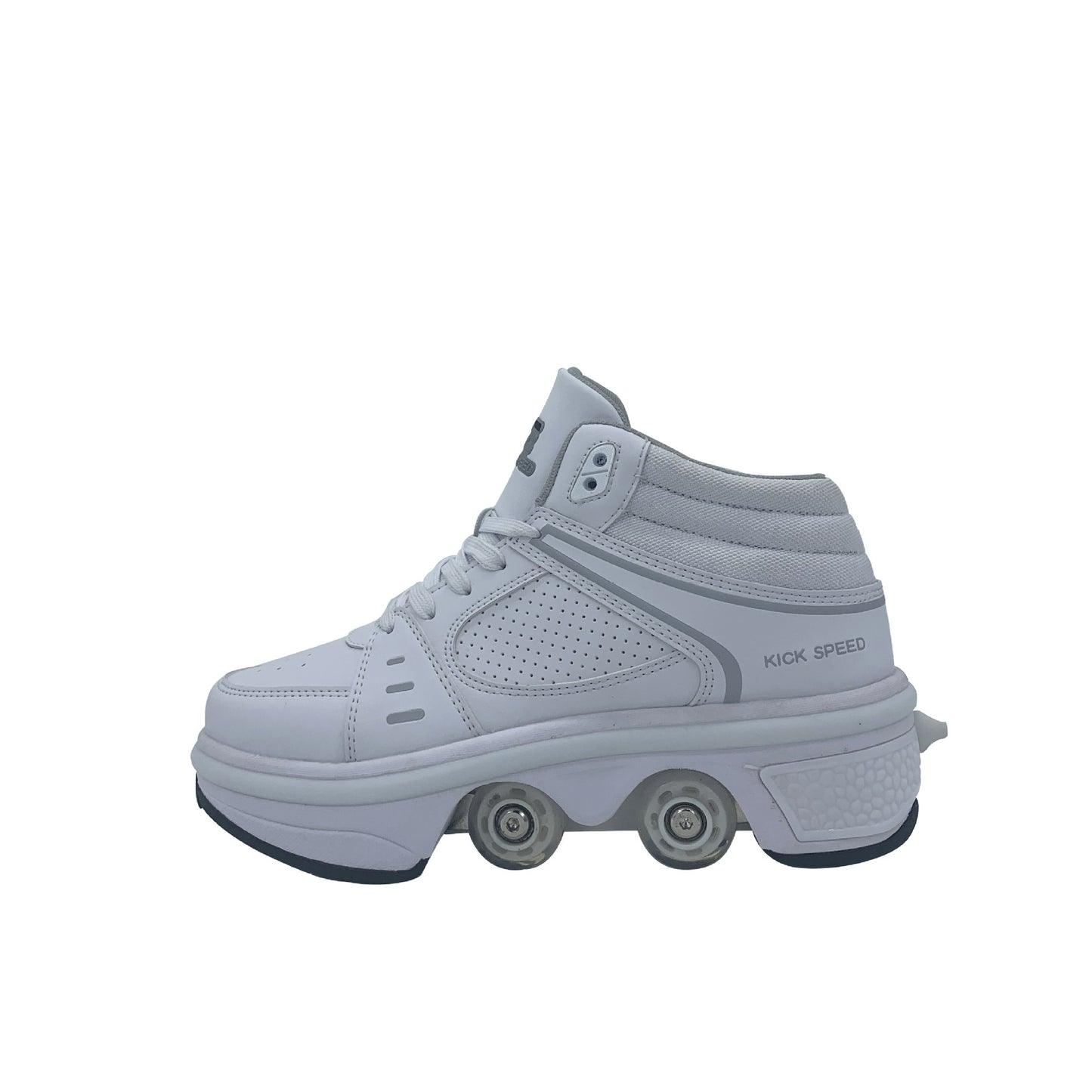 Patines de cuatro ruedas Heelys de doble uso para mujer