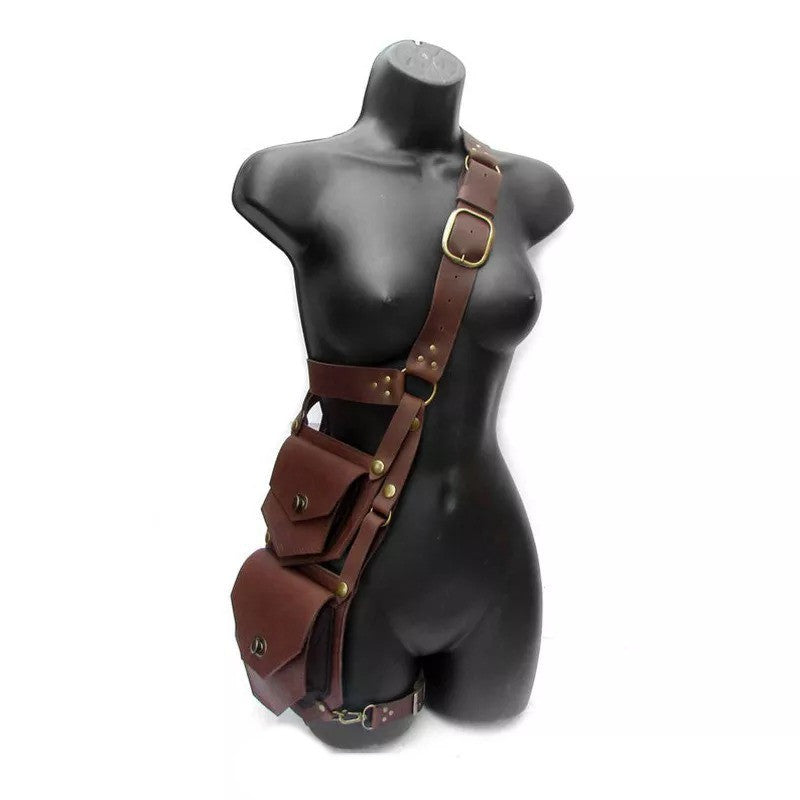 Women's Fashion Punk Outdoor Sports Waist Bag