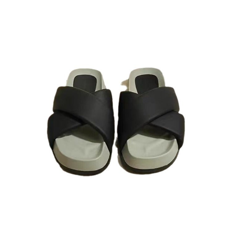 Damen Flache Hausschuhe Modische Freizeit Sandalen