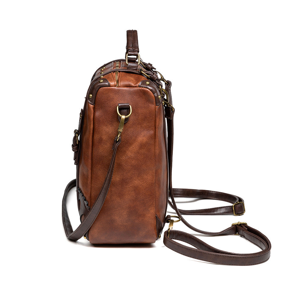 Mode Kreativität Damen Retro Braun Outdoor Steampunk Rucksack