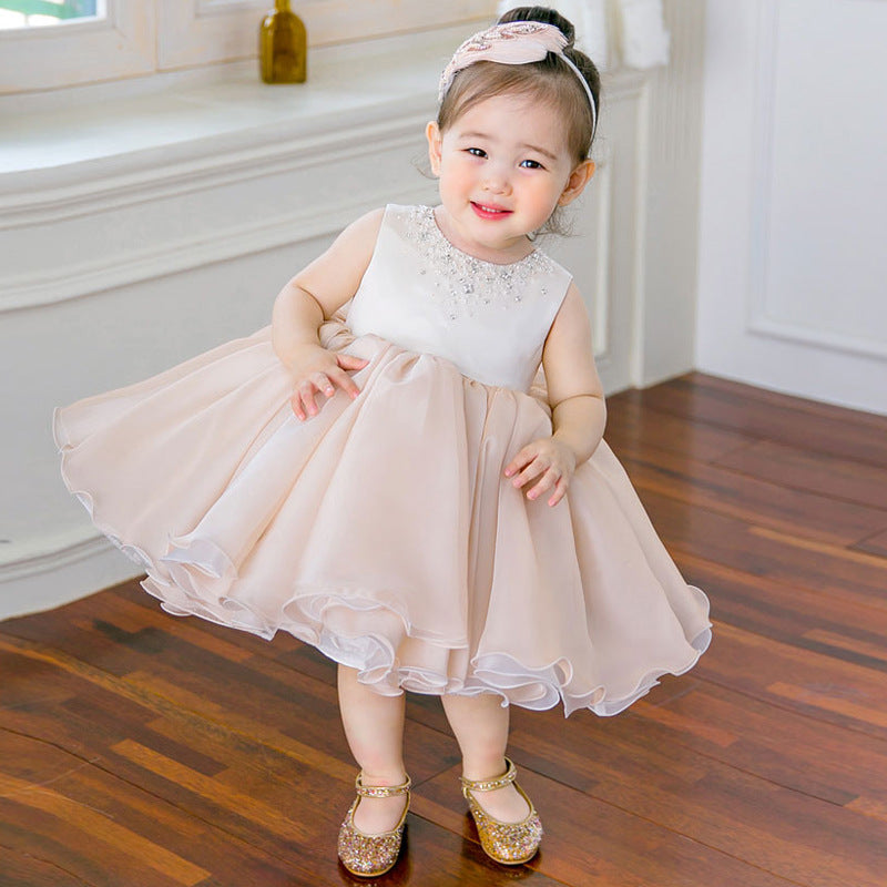 Vestido de princesa para bebé niña año completo