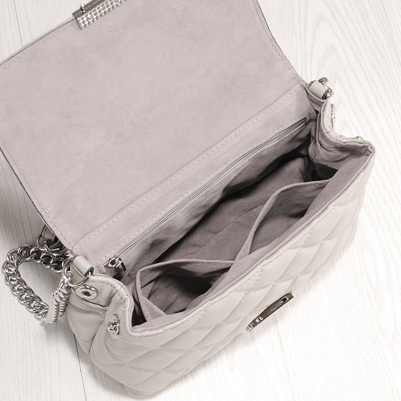 Kette Leder Neue Mode One-Shoulder Messenger Bag