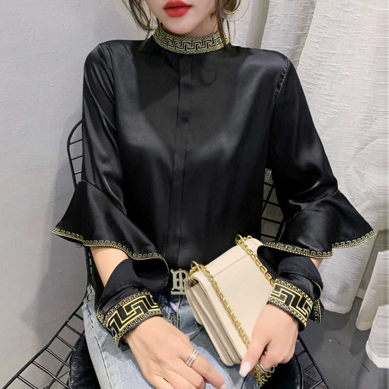 Fashion Women's Spring Autumn Style Blouse