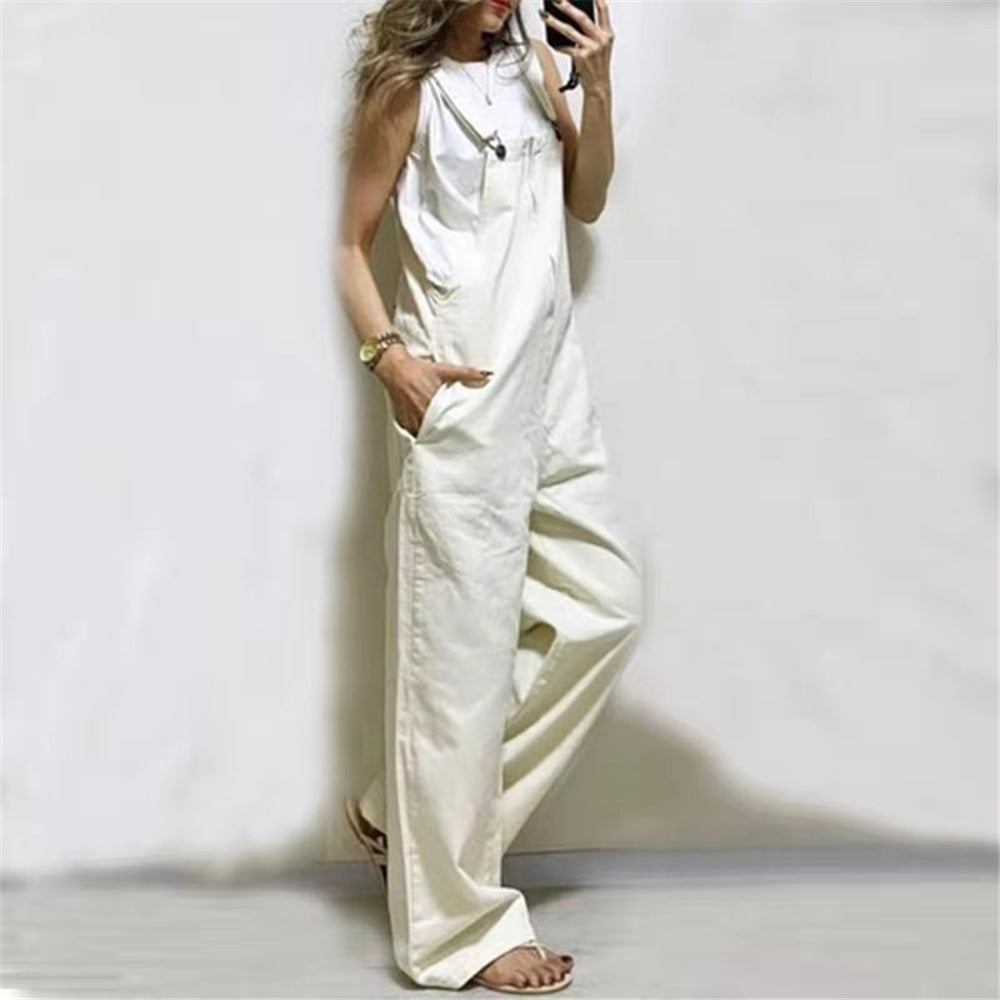 Women's Casual Pants Overalls Jumpsuit Trousers