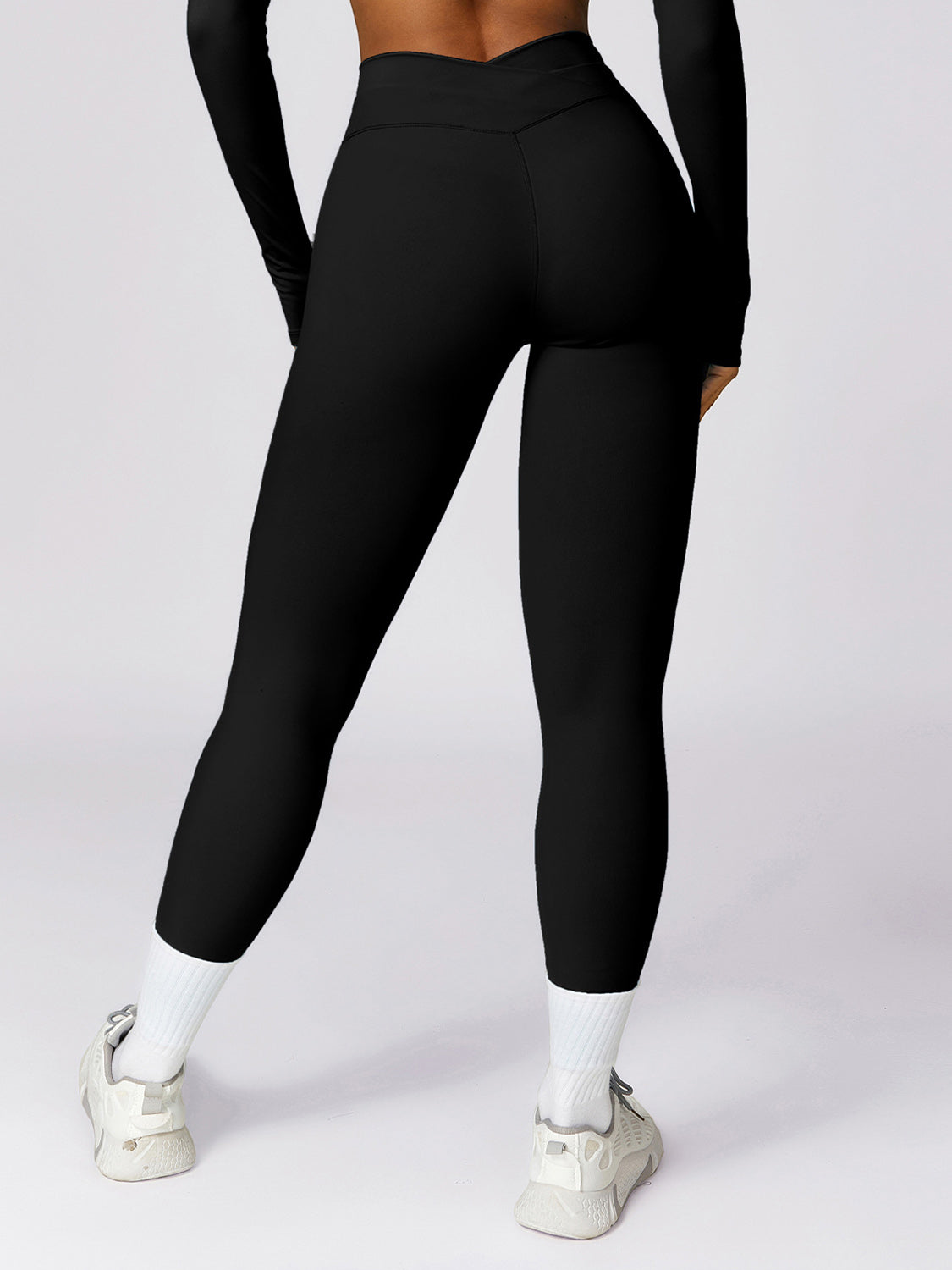 Aktive Leggings mit hoher Taille