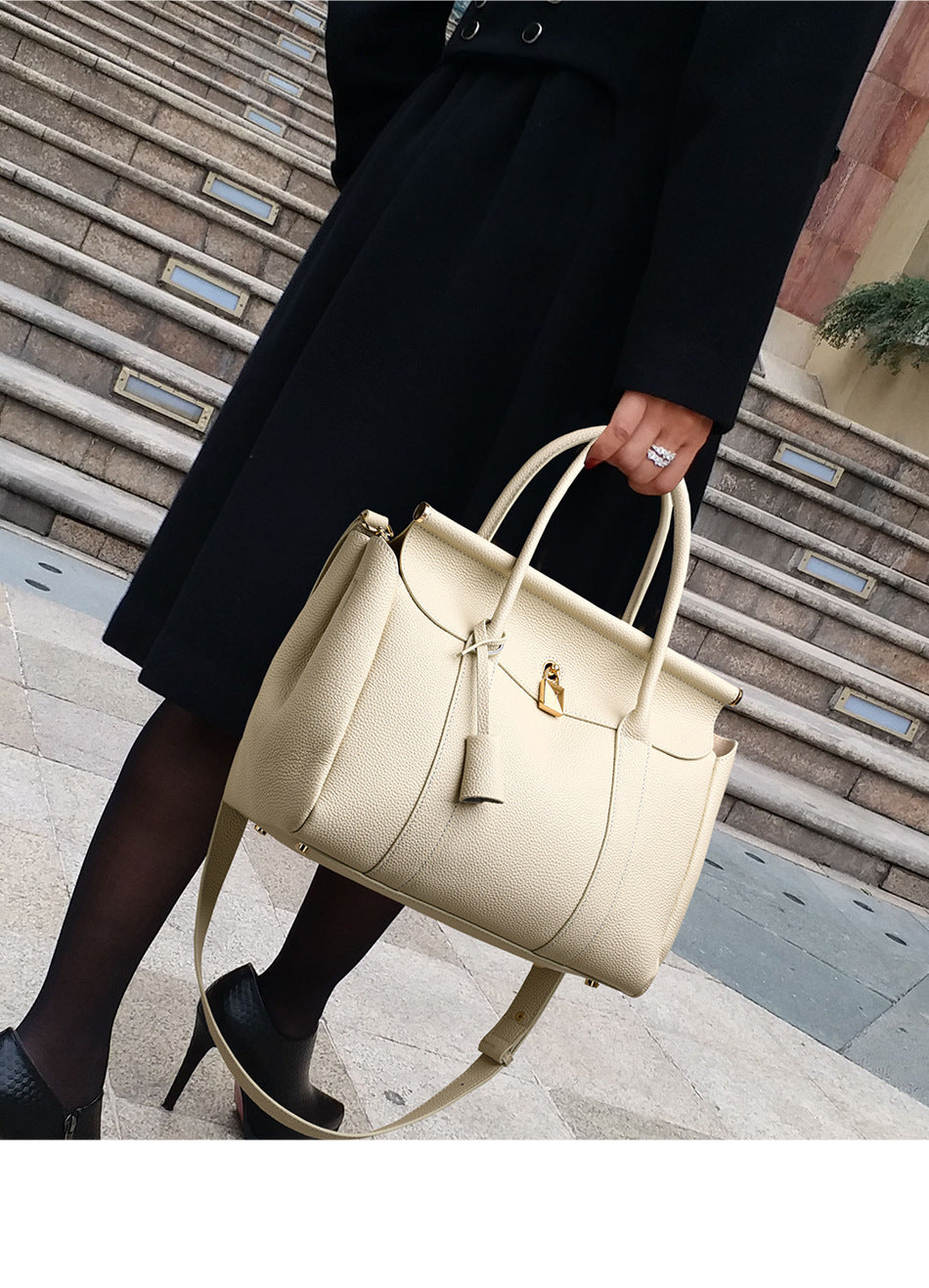 Modische High-End-Handtasche mit großem Fassungsvermögen für Damen