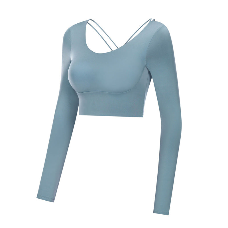 Hollow sports long sleeve women