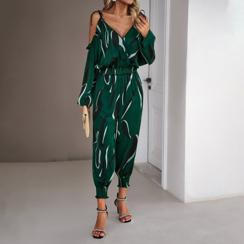 Europäische und amerikanische Damenbekleidung Mode Jumpsuit