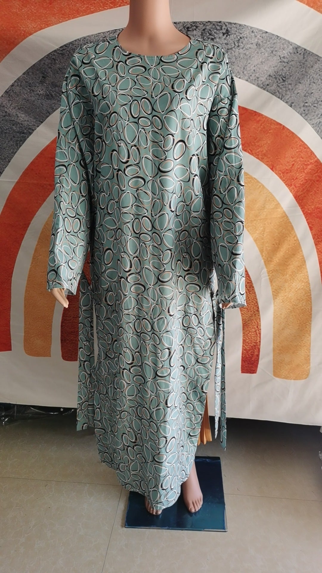 Damenmode Robe Lässiges langes Kleid