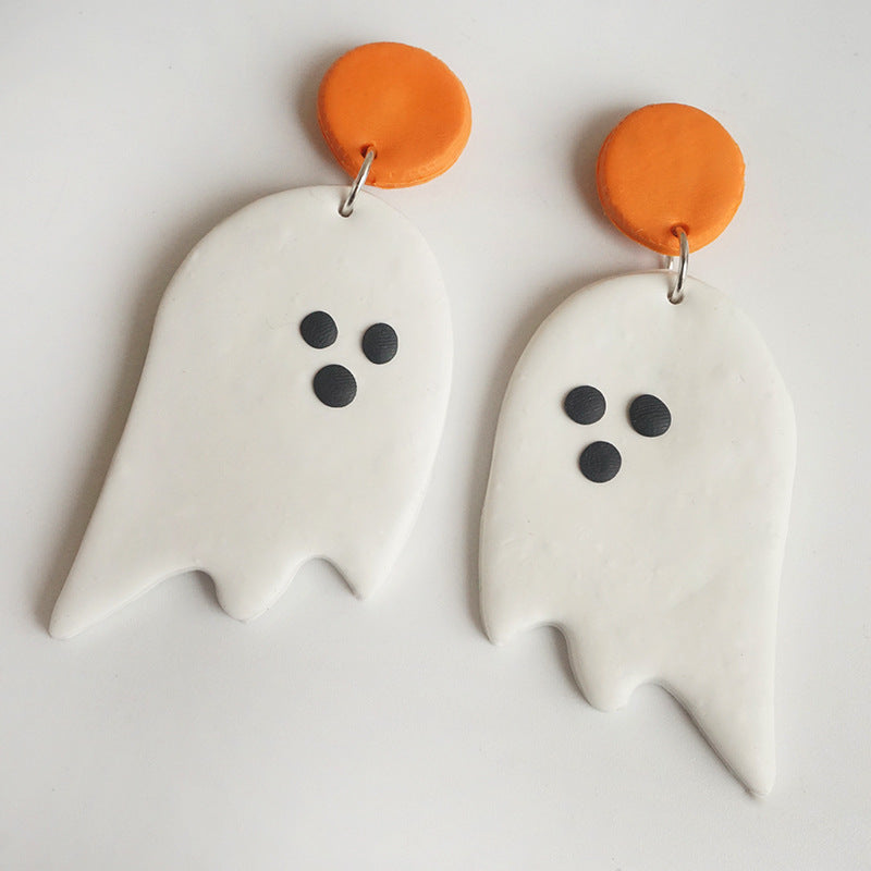 Pendientes colgantes con tema de Halloween