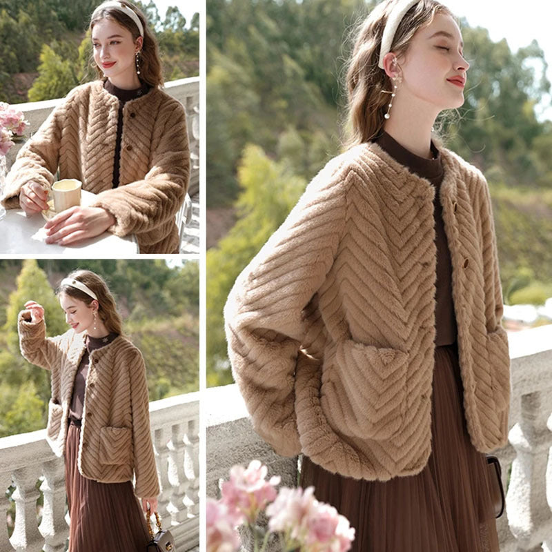 Furry Coat Women's Autumn And Winter Leisure Coat