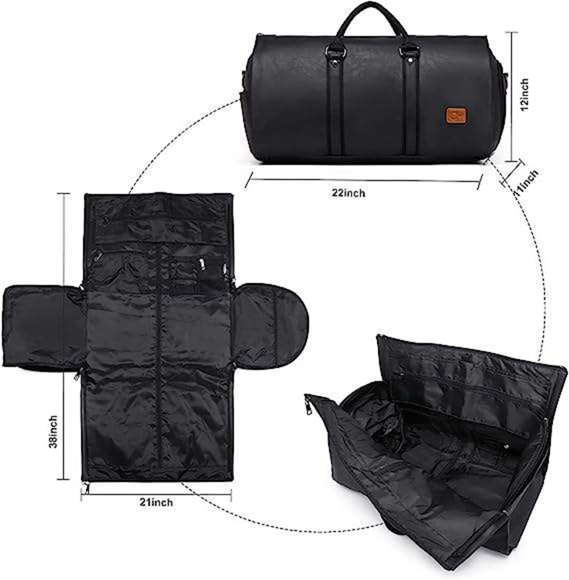 Travel Garment Bag 3-in-1 Backpack Foldable