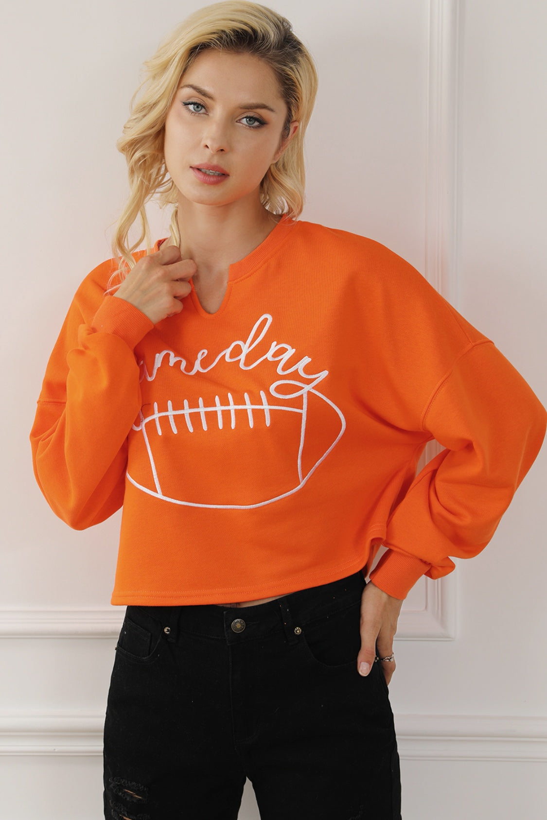 Sudadera con muescas y gráfico de pelota GAME DAY