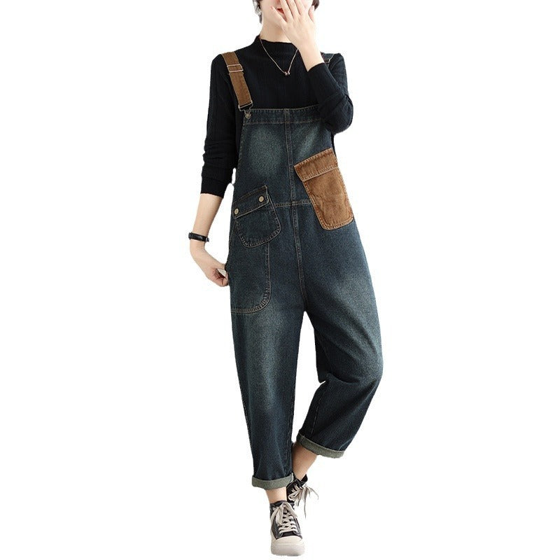 Modischer Retro-Overall für Damen zum Abnehmen