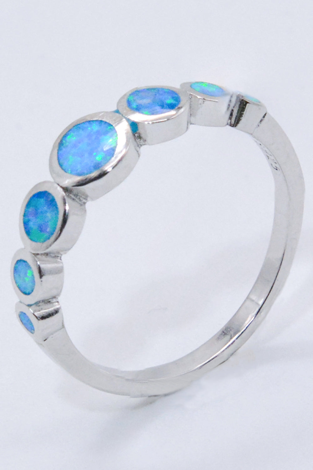 Multi-Opal-Ring aus 925er-Sterlingsilber