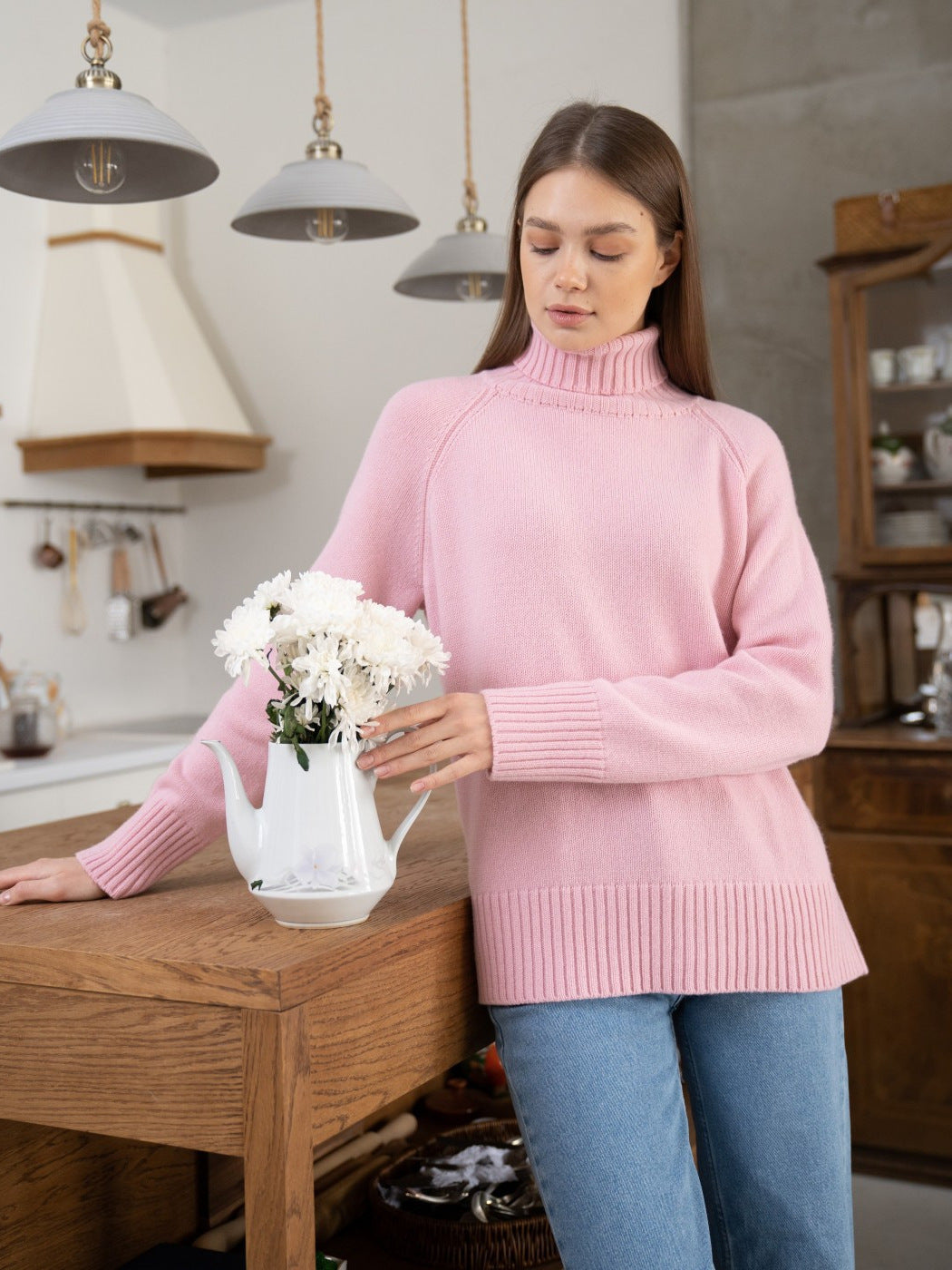 Lockerer, lässiger und bequemer Pullover für Damen