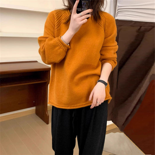 Women's Milk Knitted Loose Top
