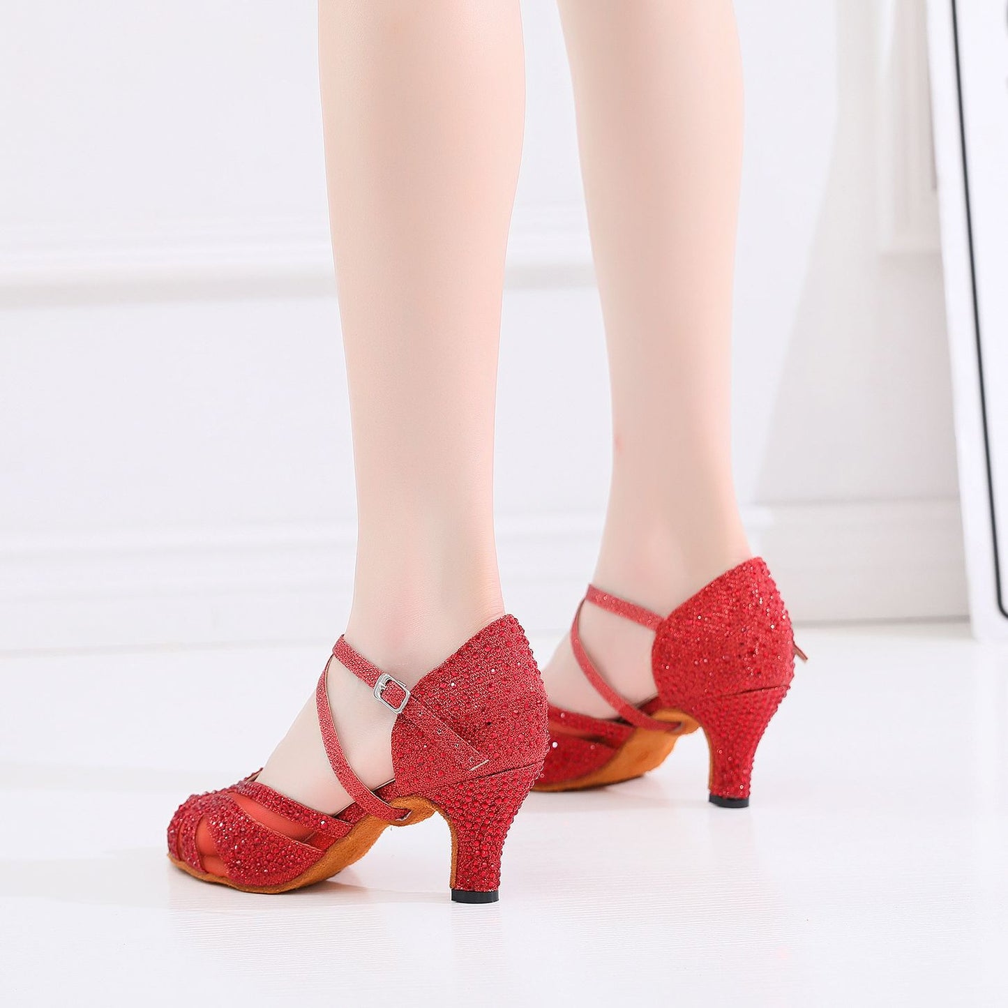 Women's Thick Soft Soled Latin Dance Shoes