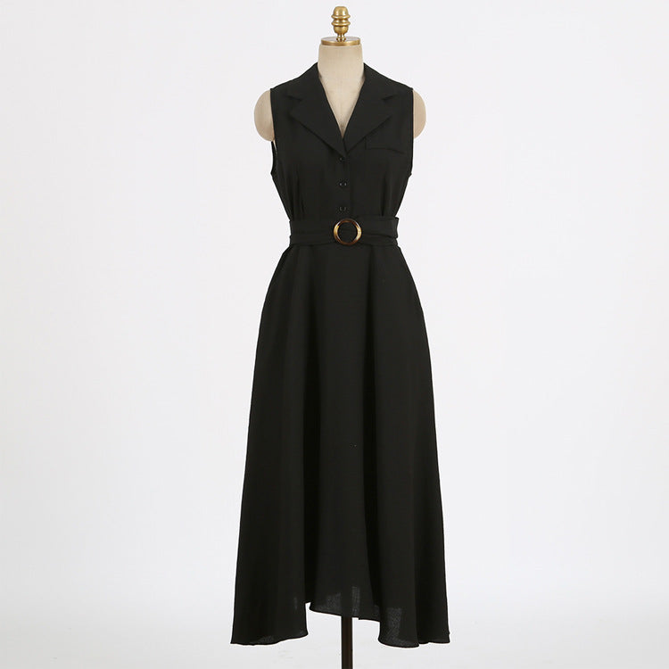 Kleid im Hepburn-Stil, Göttinnen-Temperament, französischer Slim Fit