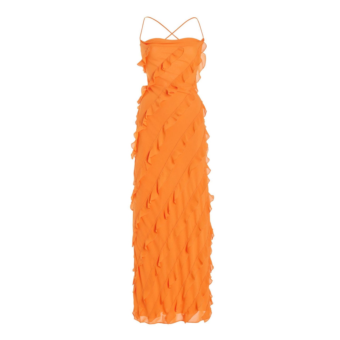 Women's Split Vacation Spaghetti Straps Dress