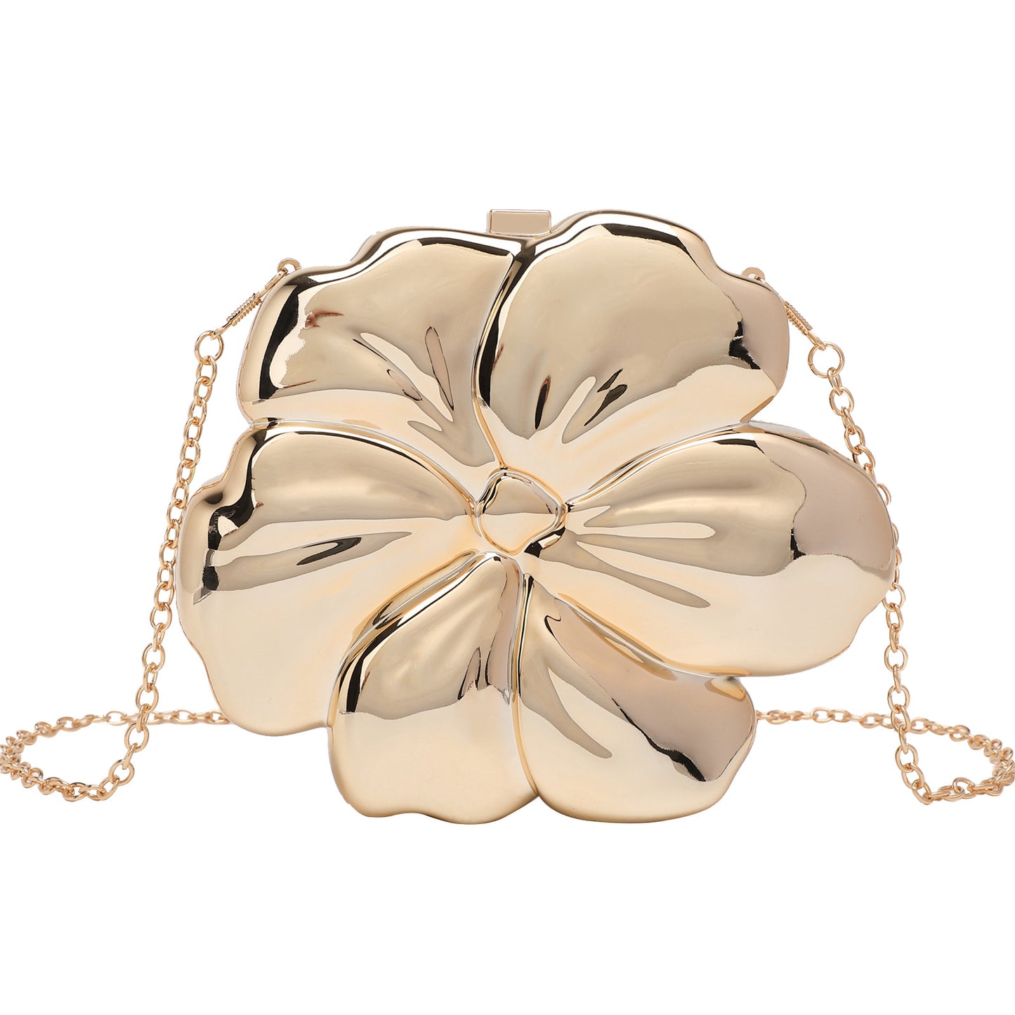 Blume Damen Clutch Kette Umhängetasche Mode