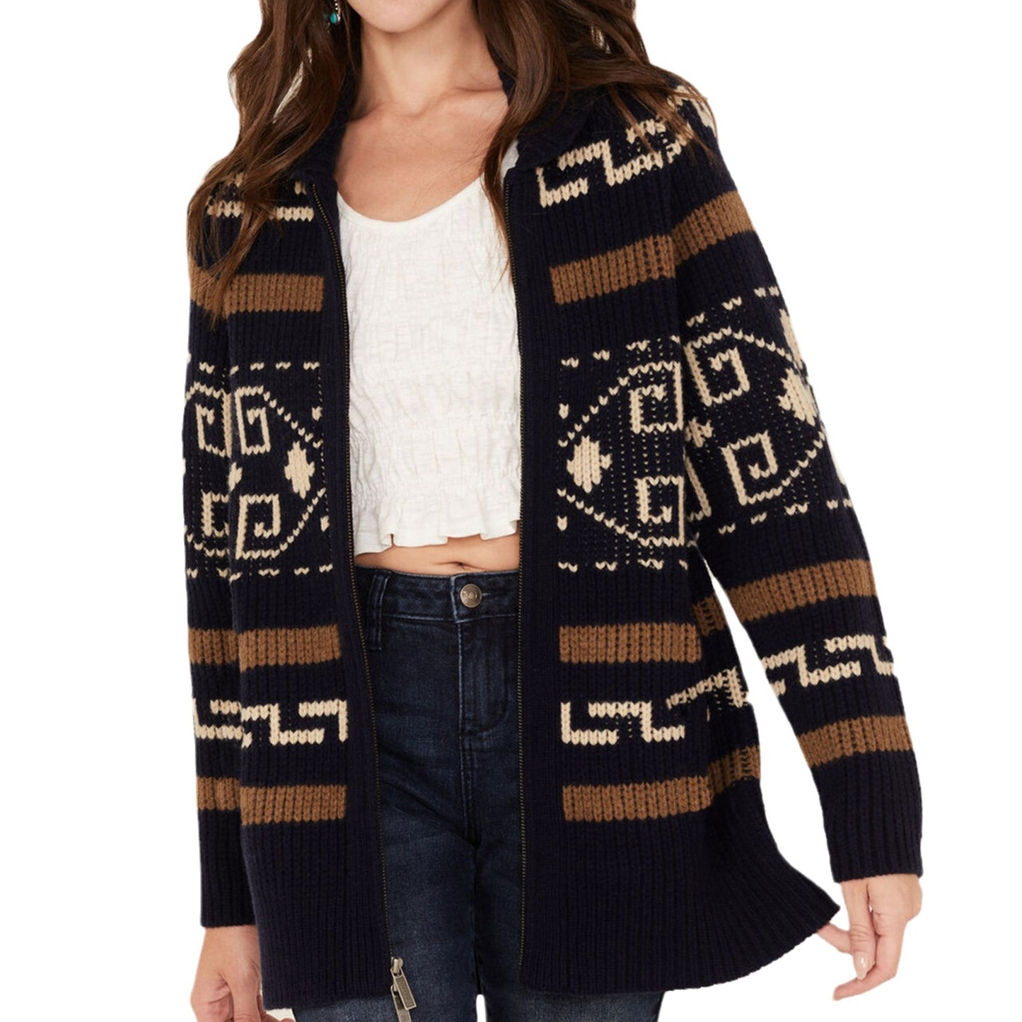 Women's Autumn And Winter Jacquard Sweater