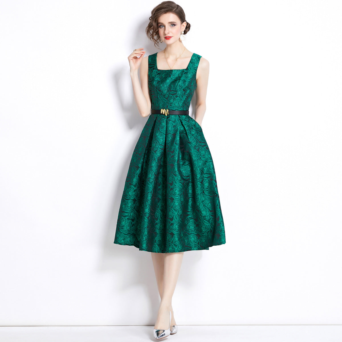 French Jacquard Exquisite Dress Texture