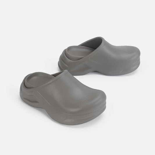 EVA Closed-toe Slippers Hole Shoes Platform