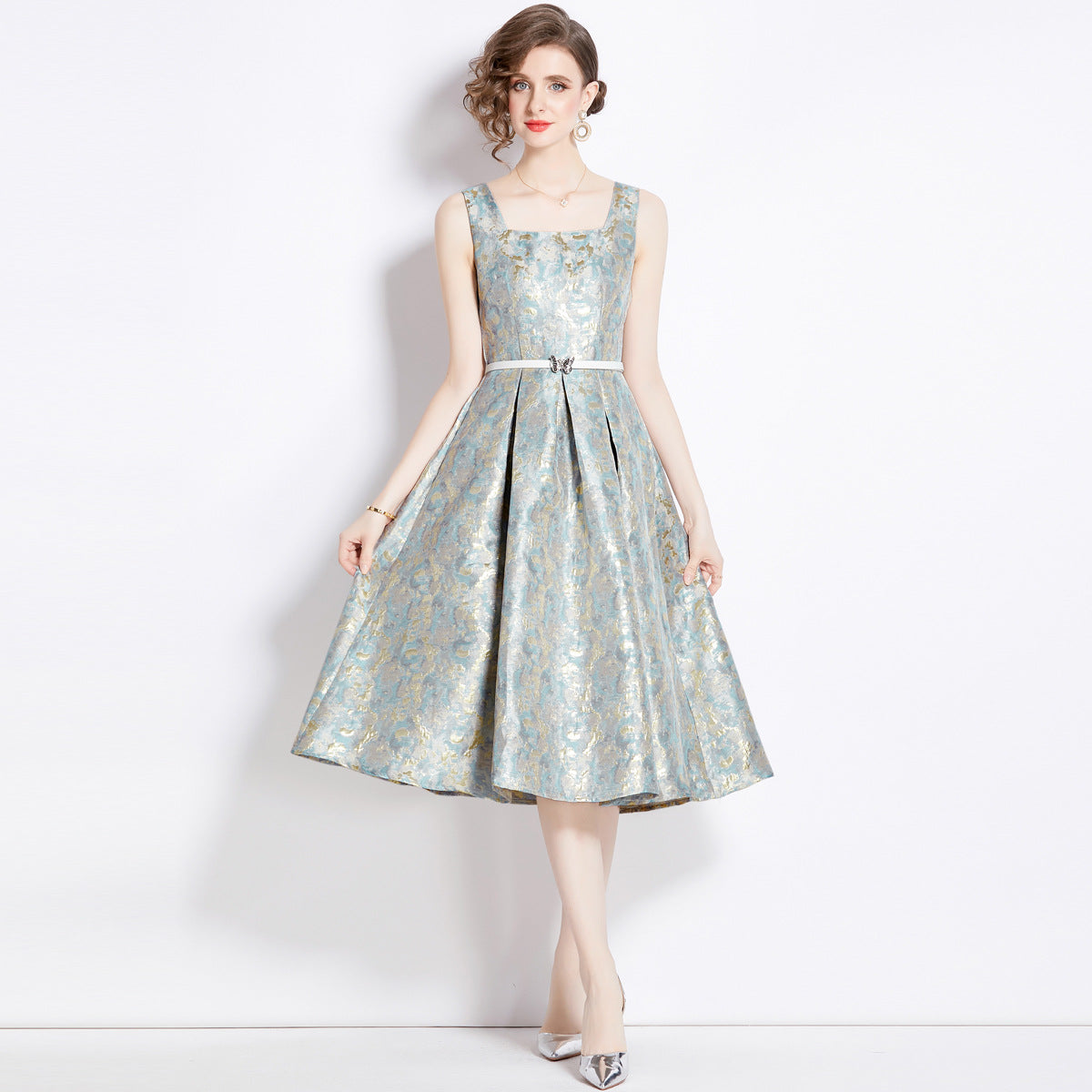 High-end Hepburn Style Elegant Long Dress