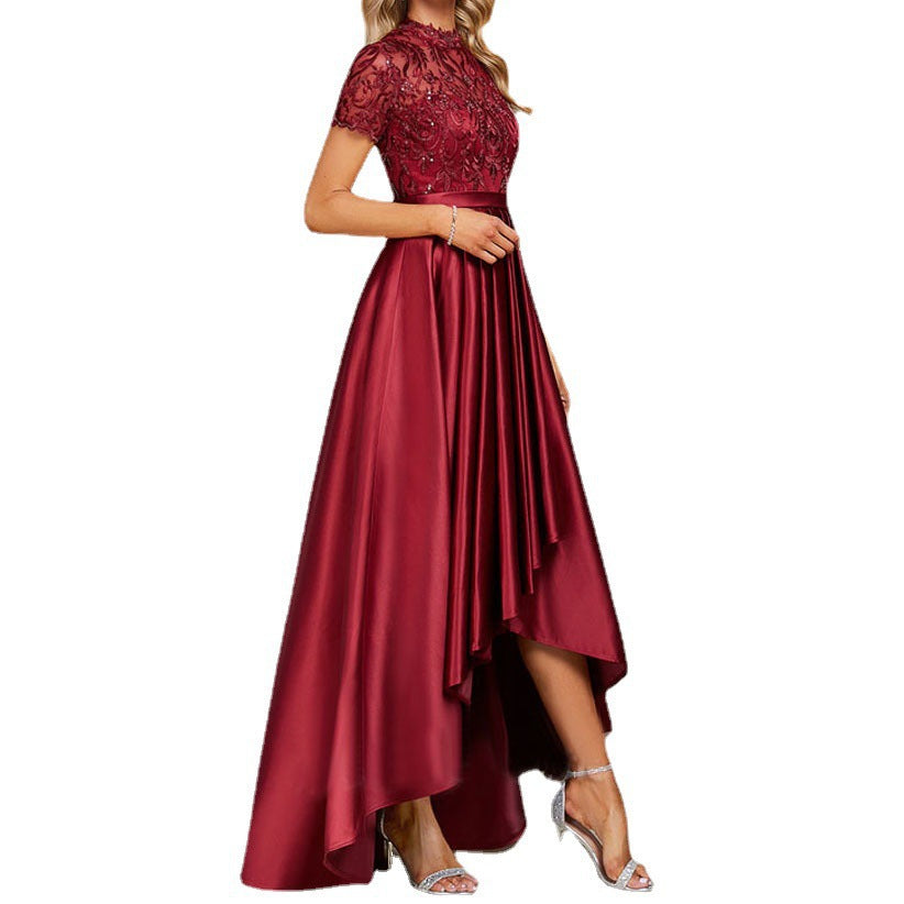 Fashion Lady Weinrotes Fischschwanzkleid