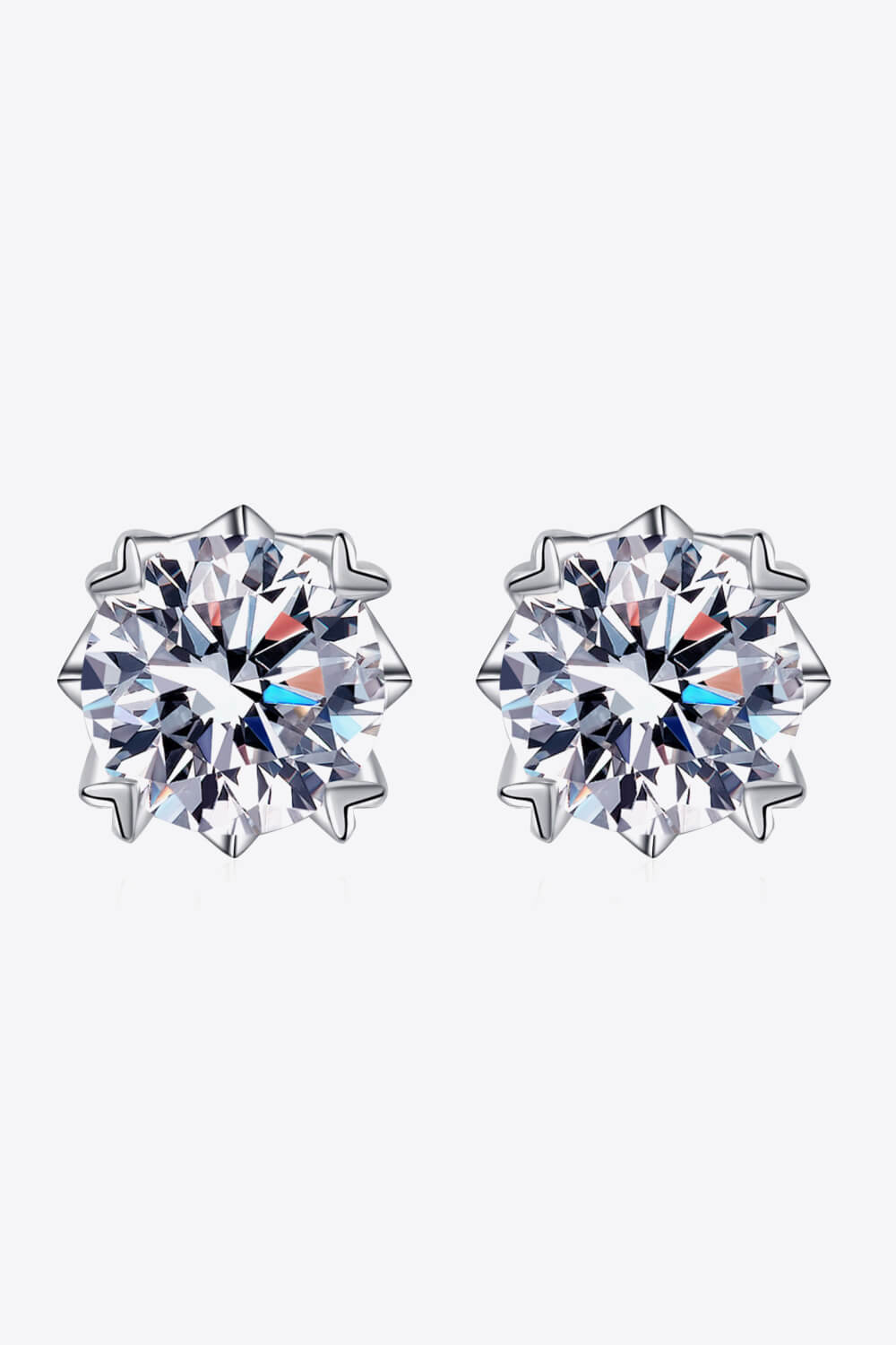 Good Day In My Mind Moissanite Stud Earrings