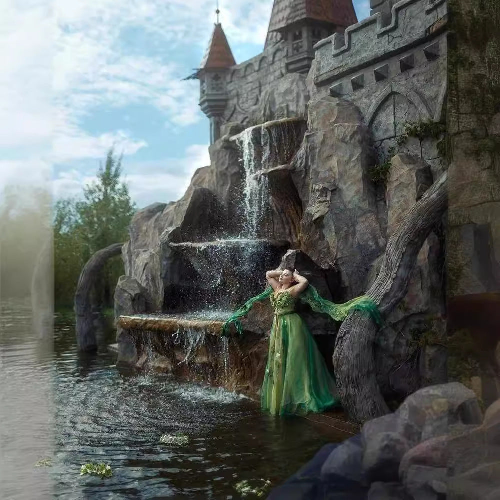 Vestido Mujer Verano Verde Esmeralda