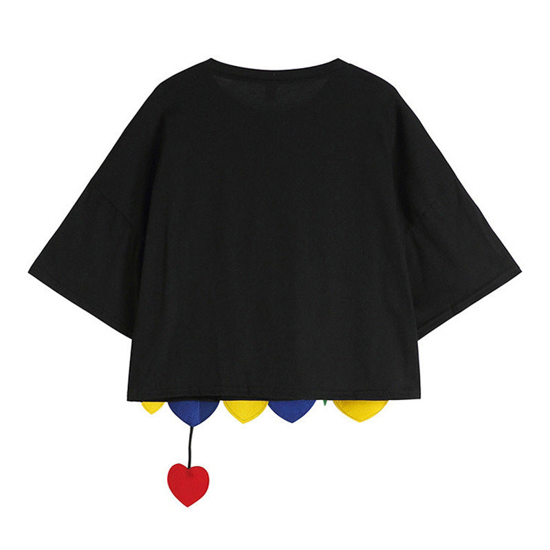 Fairy Pocket Love Kurzarm-T-Shirt für Damen