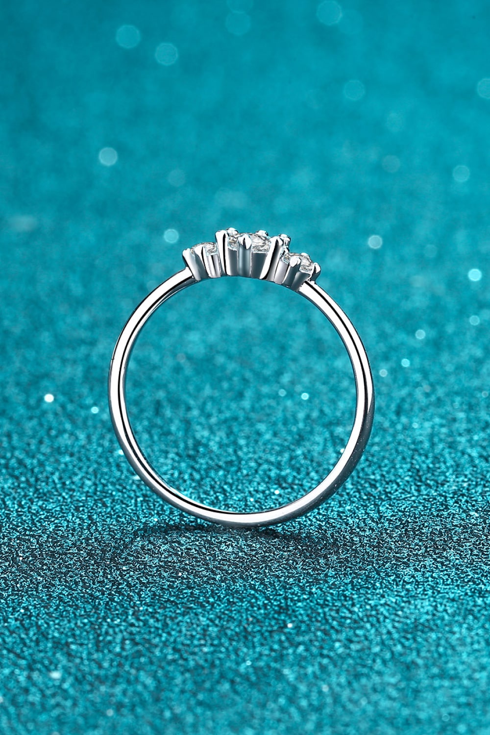 Dream Date Night Moissanit 925 Sterling Silber Ring