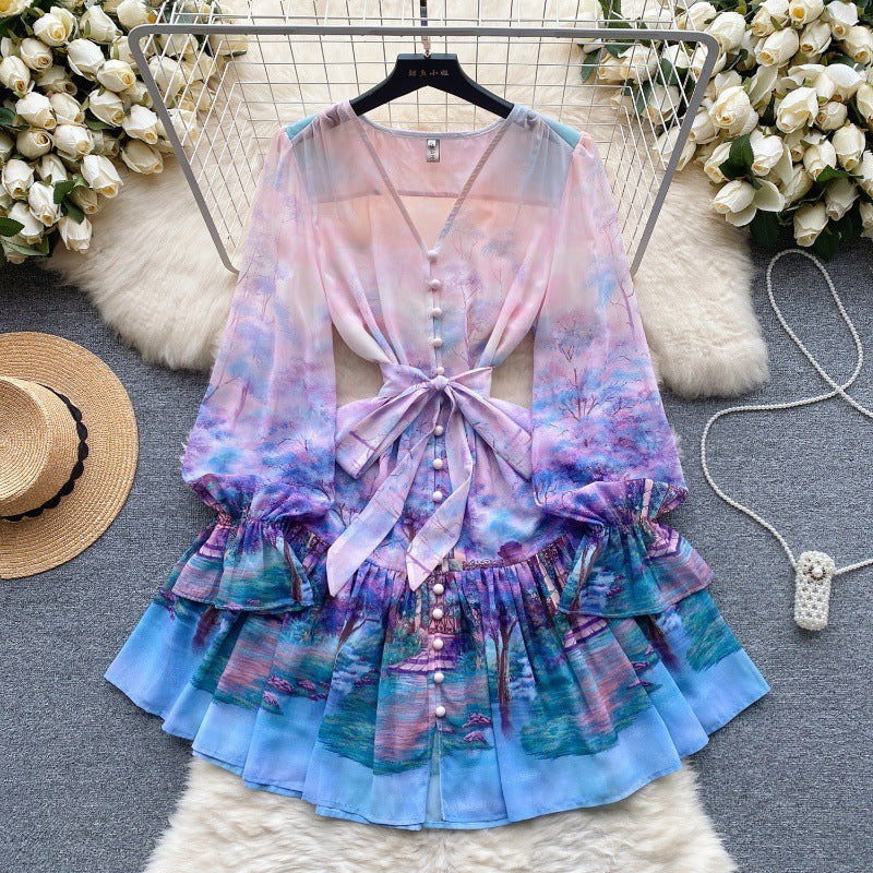 Flowers Series Advanced Sense Dress