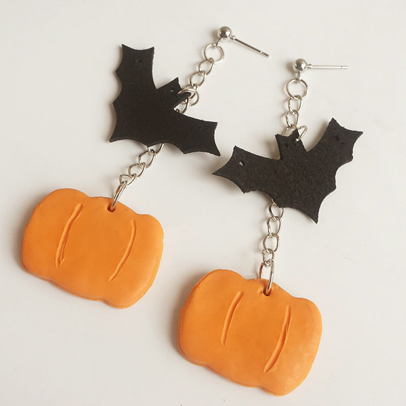 Pendientes colgantes con tema de Halloween