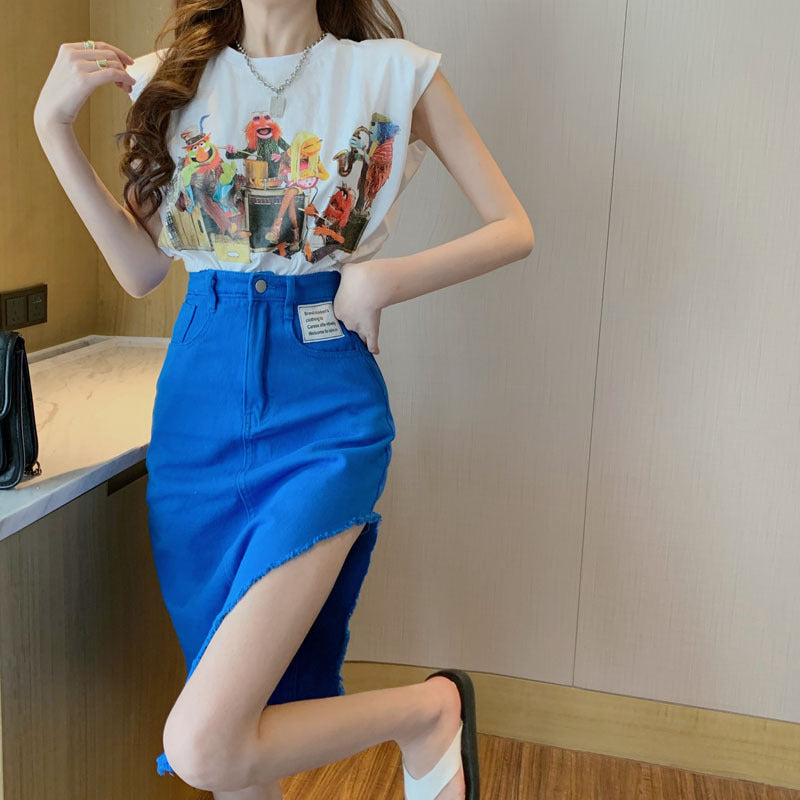 Slim Fit And Slim Design Niche Retro Skirt