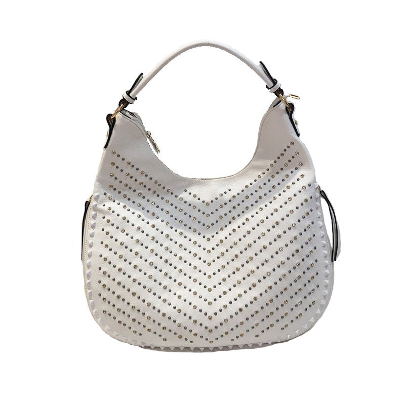 Women's Single Shoulder Messenger Bag With Diamond