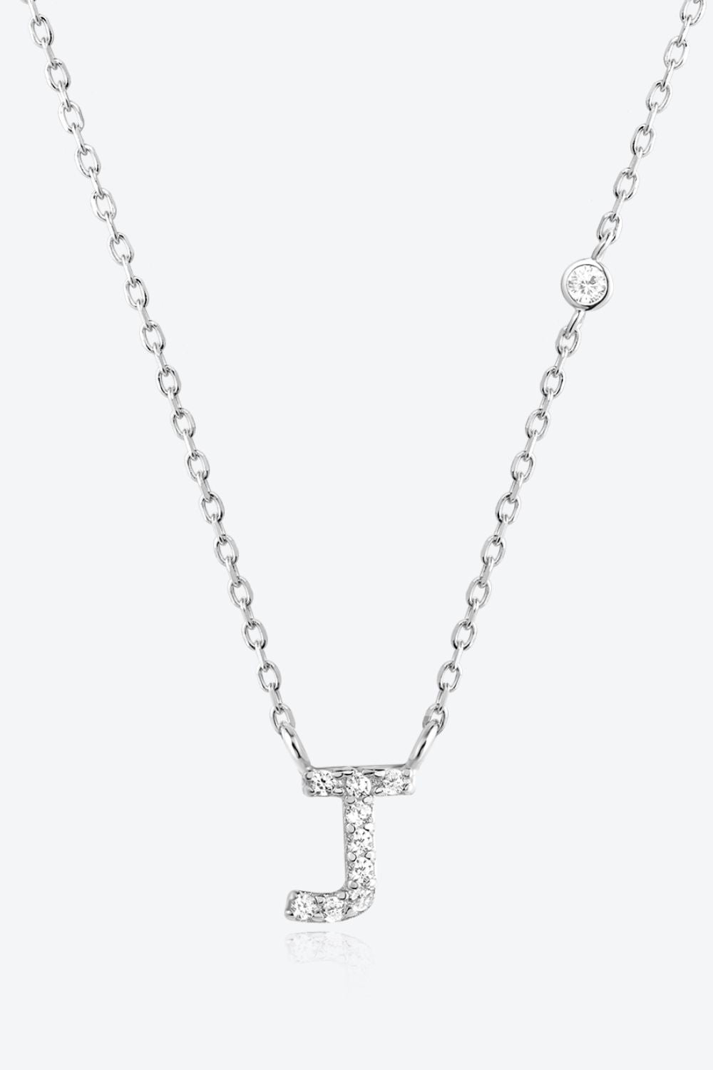 G To K Zircon 925 Sterling Silver Necklace