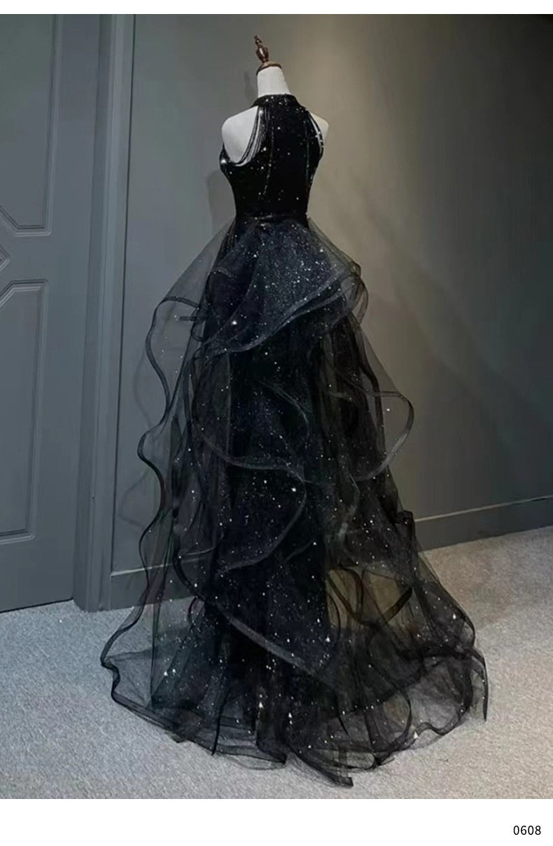 Schwarzes Abendkleid für Damen