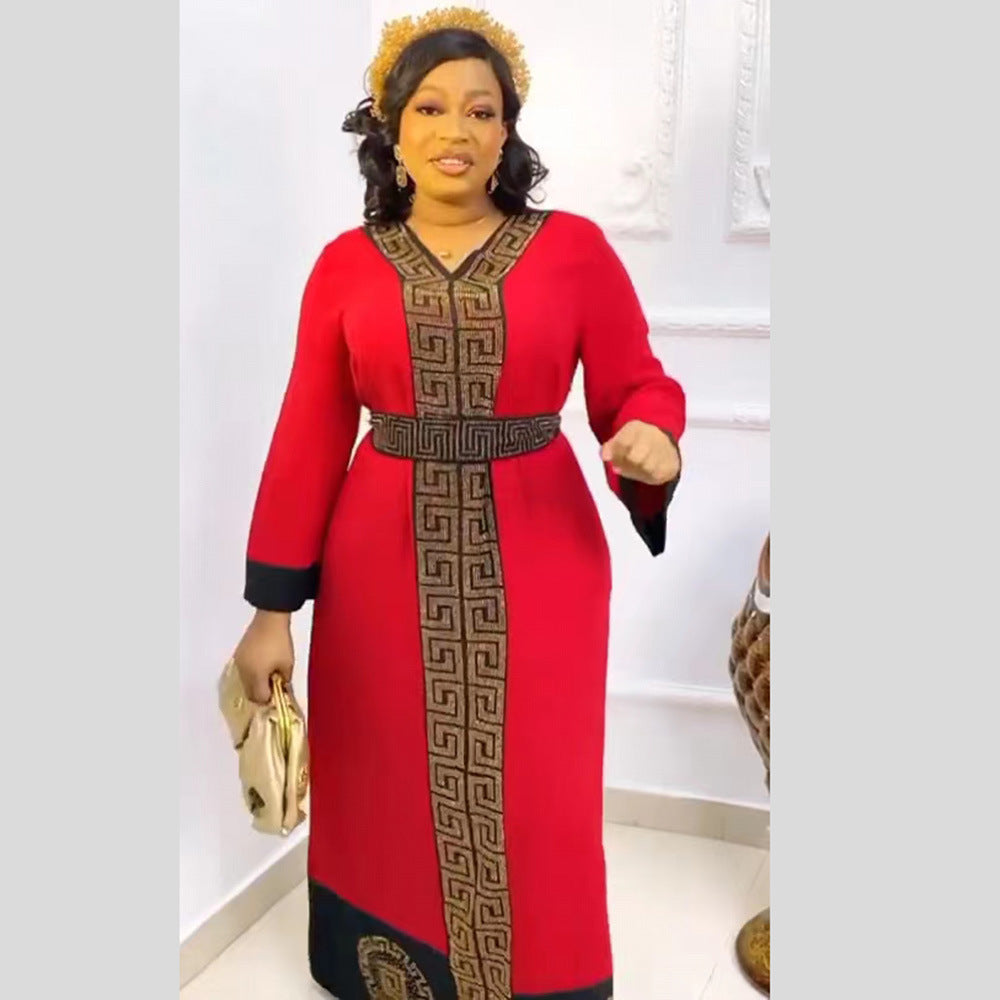 African Ethnic Style Women's Clothing Dress Robe