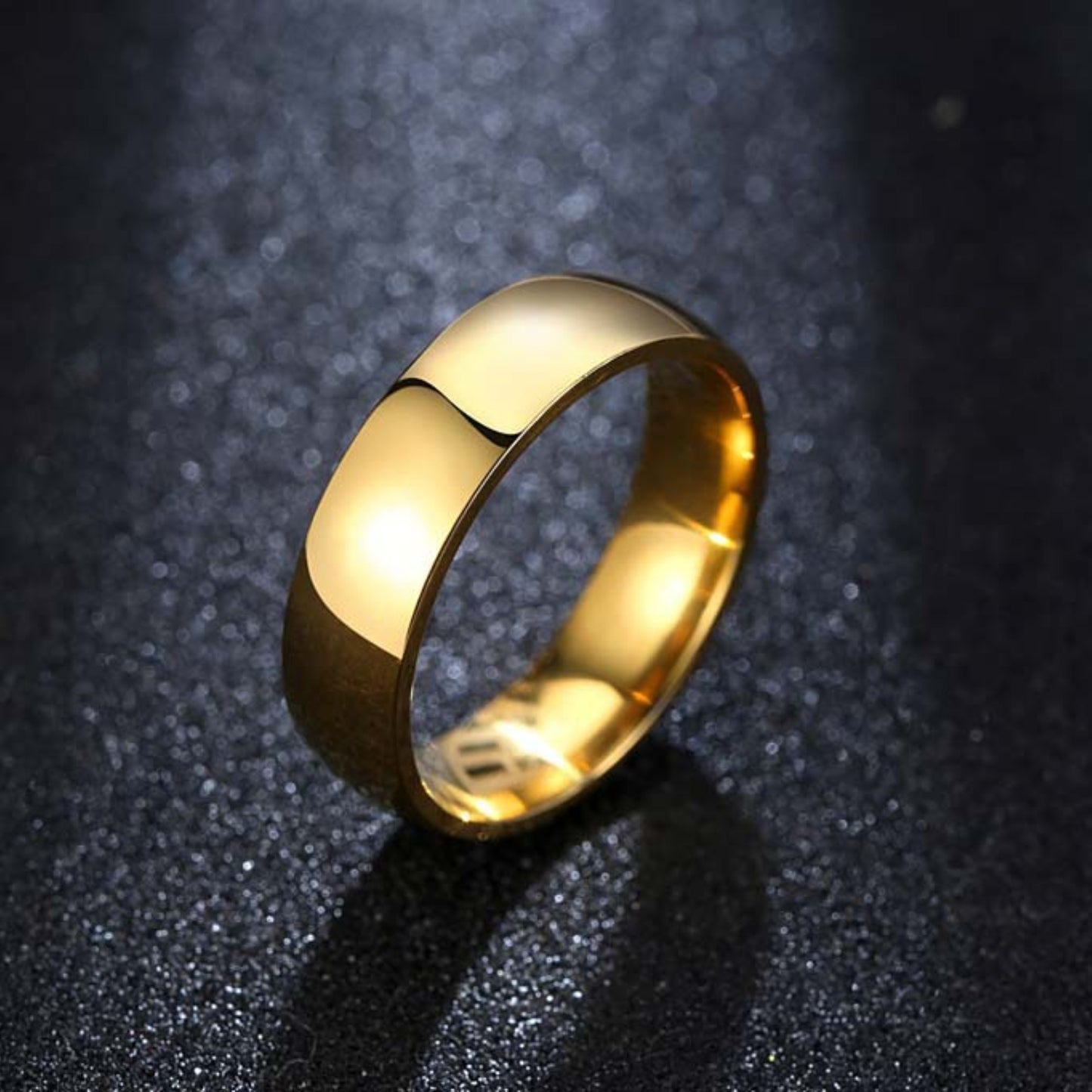 Einfacher Ring aus Titanstahl