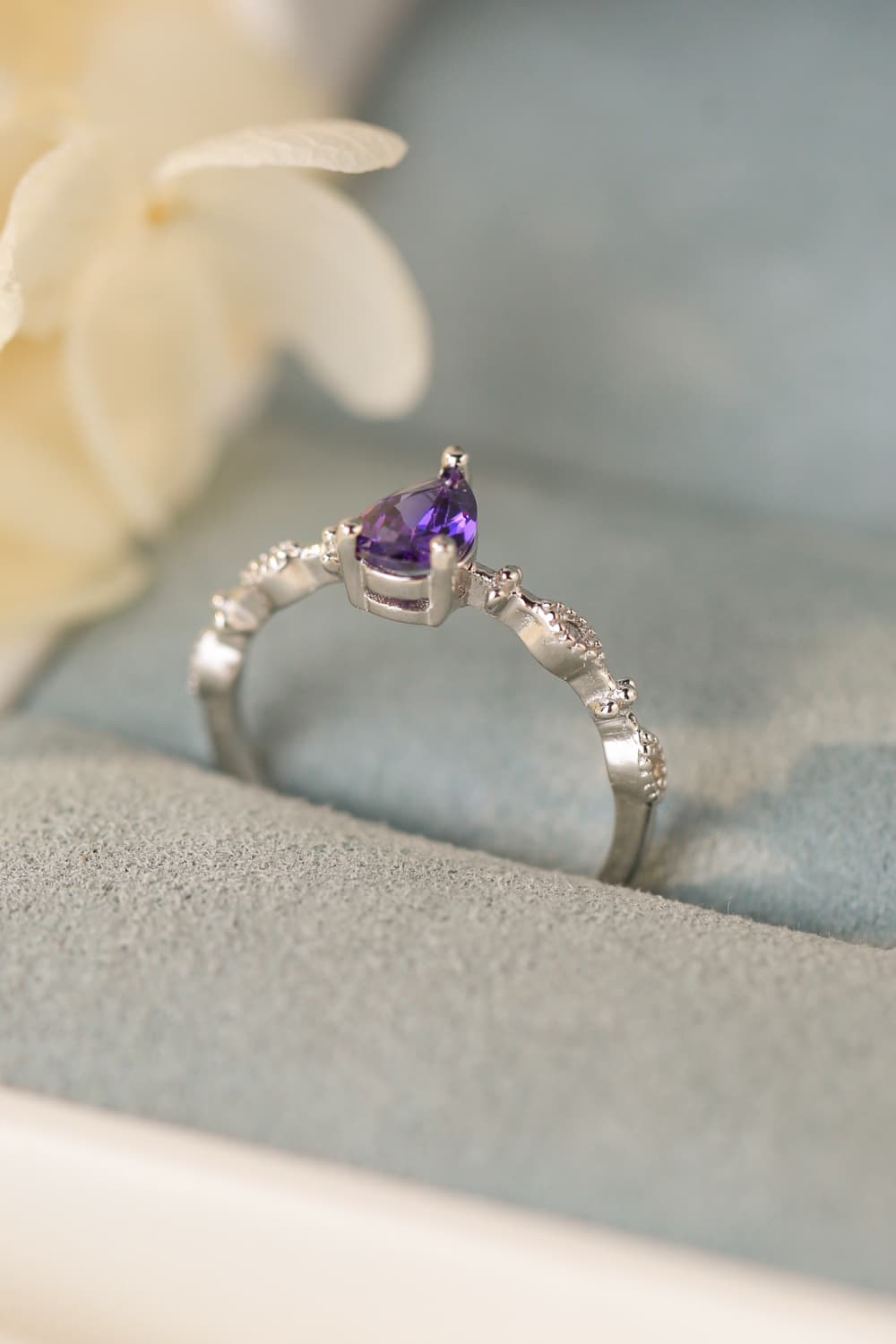 Amethyst-Ring aus 925er Sterlingsilber