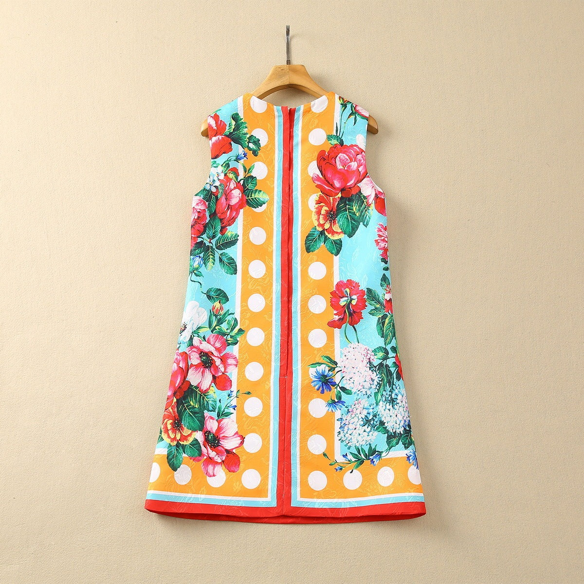 Beads Rhinestones Printed Vest Jumpsuit